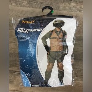 Spirit of Halloween Jet Fighter Pilot Costume Large 12-14 Y Kids